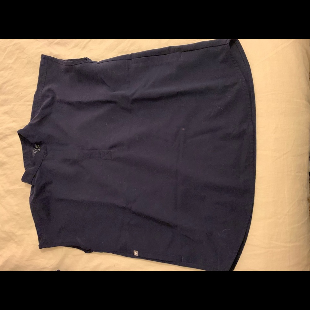 Figs Rafaela oversized scrub top XS in navy